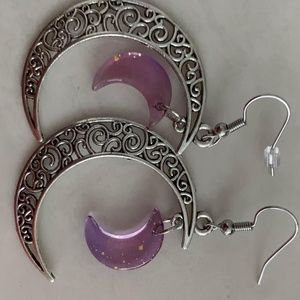 Crescent moon earrings